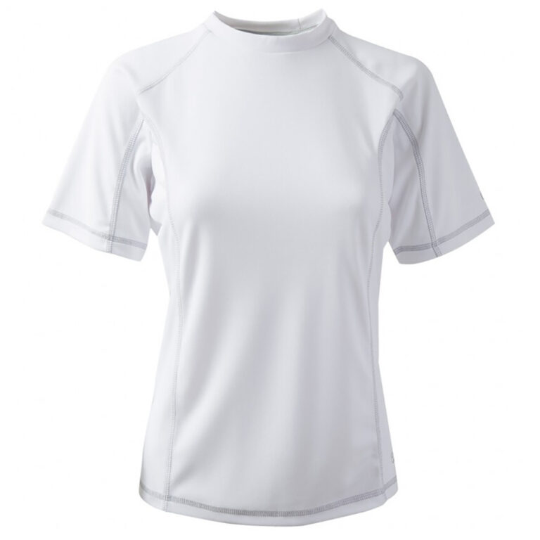 Gill Womans UV Tec Crew Neck T-Shirt - White - Size 16 - Image