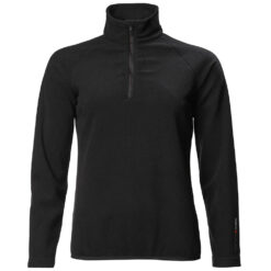 Musto Womens Crew 1/2 Zip MicroFleece - Black - Size 8 - Image