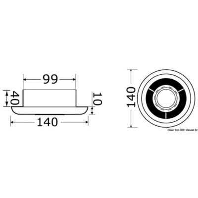 Recess-fit LED Spotlight with Extractor Fan 12V - Image