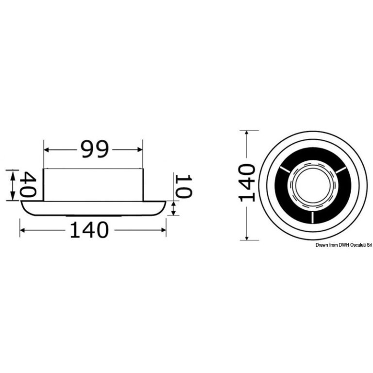 Recess-fit LED Spotlight with Extractor Fan 12V - Image