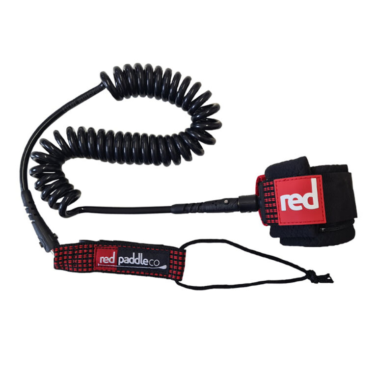 Red Paddle Coiled Leash - Image