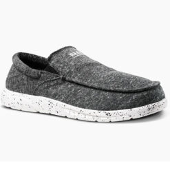 Reef Cushion Coast Slip On Mens - Black / White