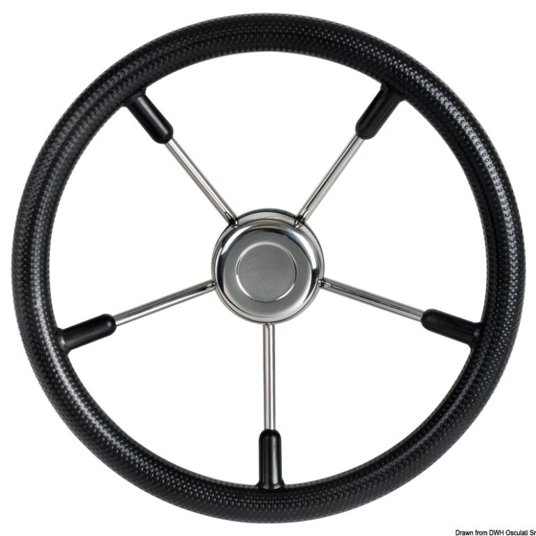 Soft Polyurethane Steering Wheel Black - Image