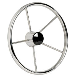 Stainless Steel 5-Spoke Steering Wheel - Image