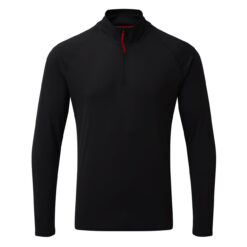 Gill UV Tec Long sleeve Zip T-Shirt - Black