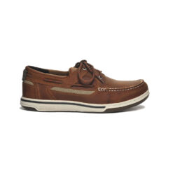 Sebago Triton Three-Eye Deck Shoe - Brown Cinnamon