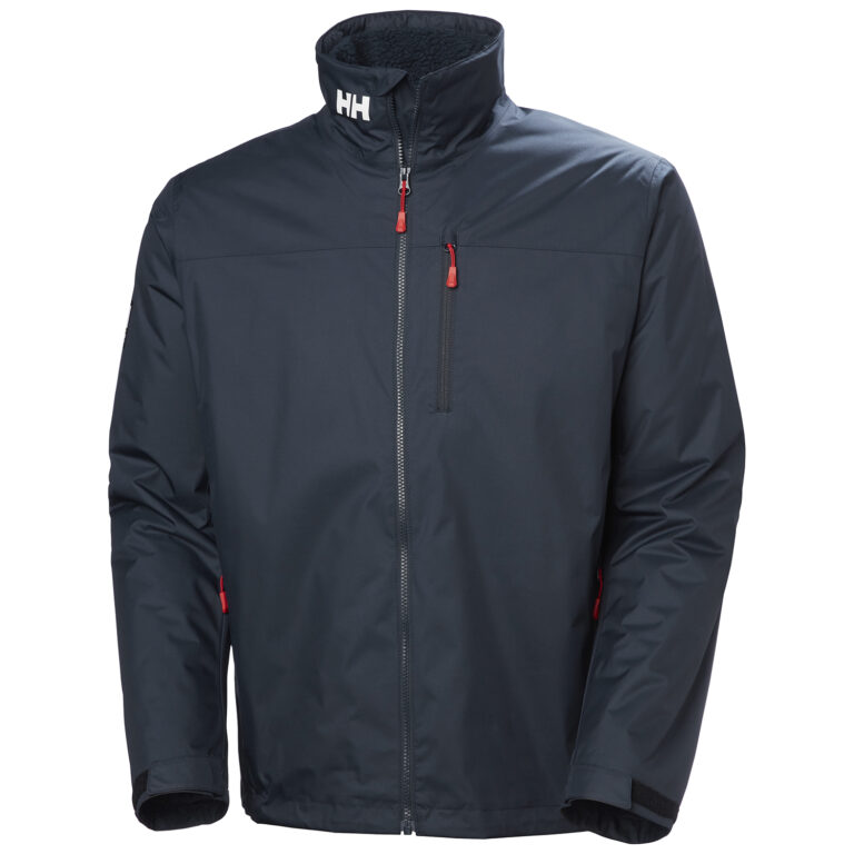 Helly Hansen Hooded Polartec Crew Jacket - Navy