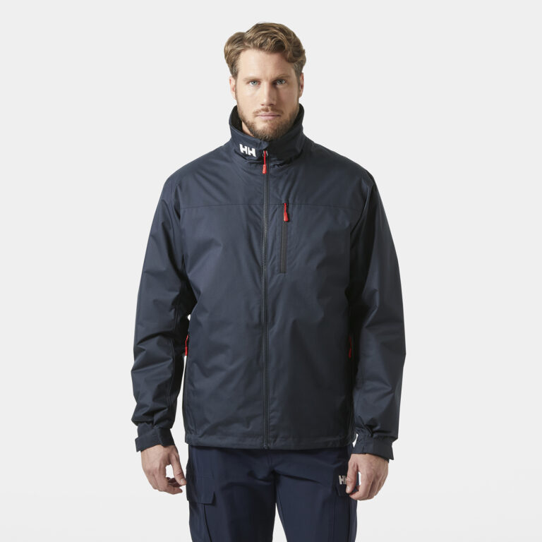 Helly Hansen Hooded Polartec Crew Jacket - Navy