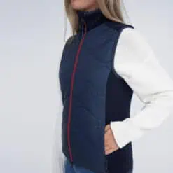 Holebrook Rakel Women's Windproof Vest - Navy / Raspberry