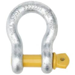 Titan Hot Dipped Galvanised Shackle Yellow Pin - Image