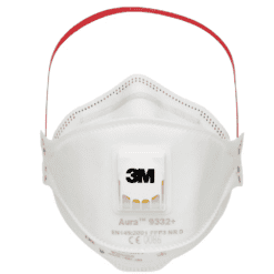 3M Aura Insulation and Hardwood Respirator 9332+ - Image