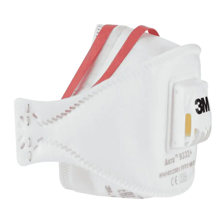 3M Aura Insulation and Hardwood Respirator 9332+ - Image