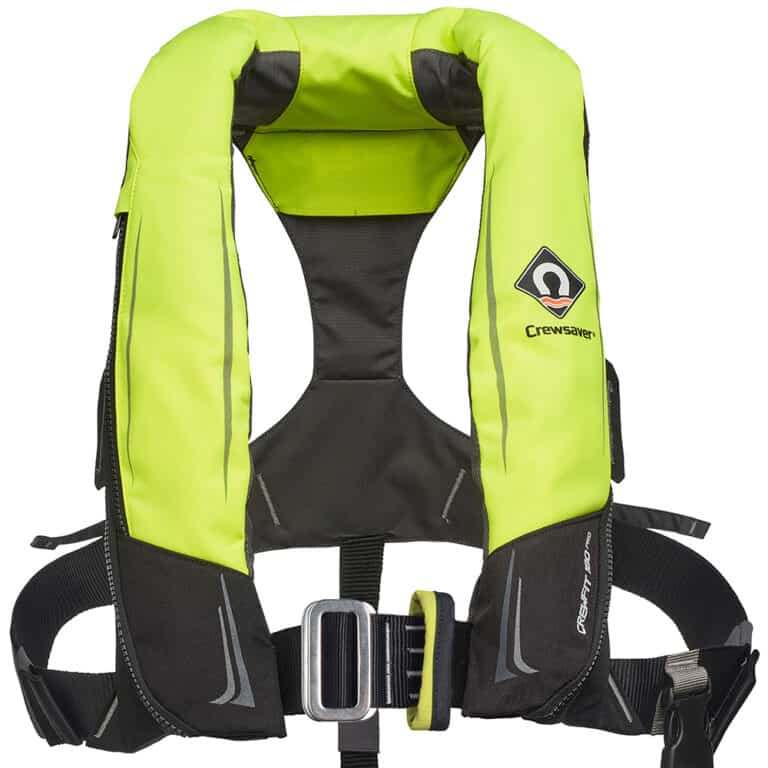 Crewsaver Crewfit 180N Pro Lifejacket - Auto w.Harness - Neon Yellow