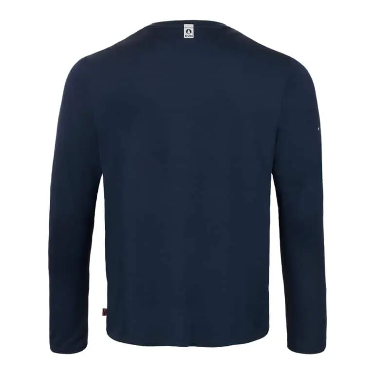 Musto Men's Evo Crew Sunblock Long Sleeve T-Shirt - Navy