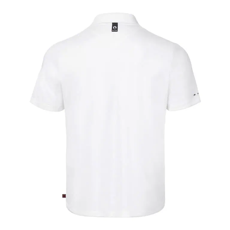 Musto Men's Evo Crew Sunblock Short Sleeve Polo Shirt - White