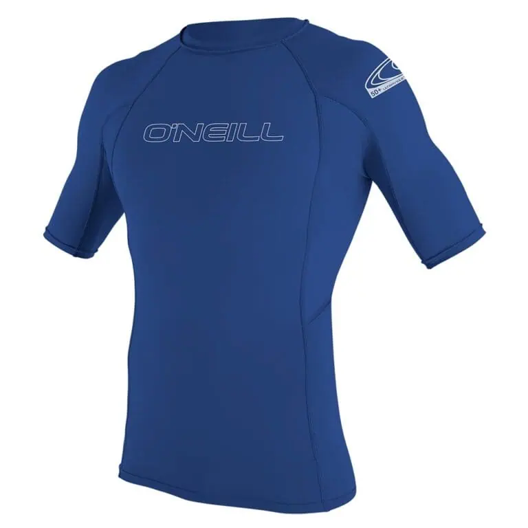 O'Neill Basic Skins Short Sleeve Rash Guard - Blue