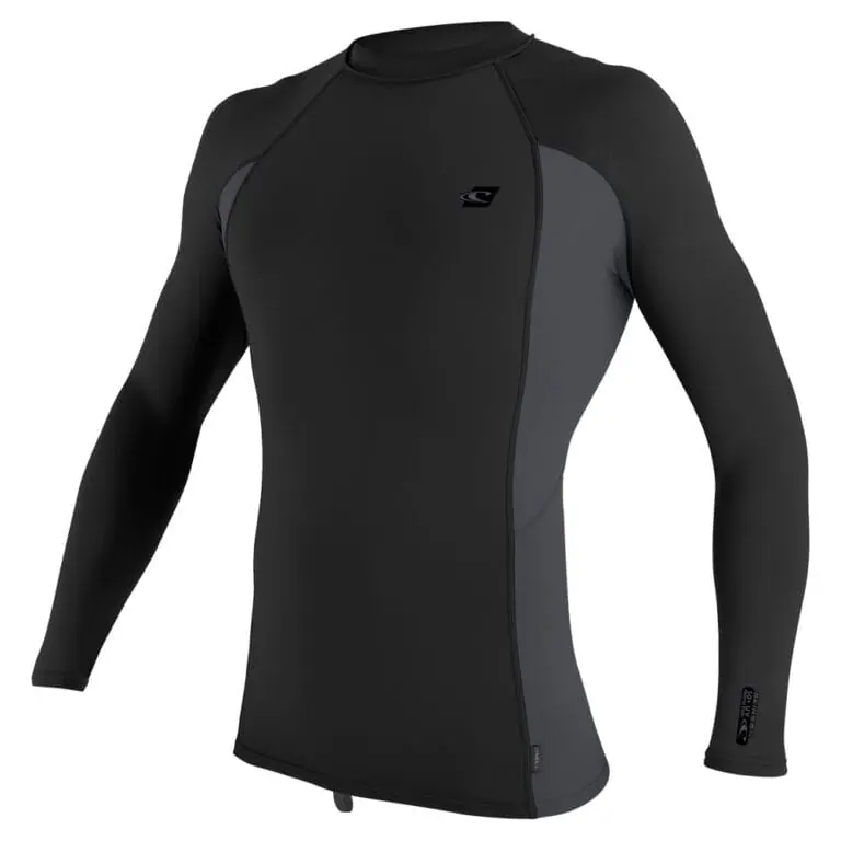 O'Neill Premium Skins Long Sleeve Rash Guard - Black/Graphite/Black