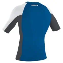 O'Neill Premium Skins Short Sleeve Rash Guard - DeepSea/Graphite/White