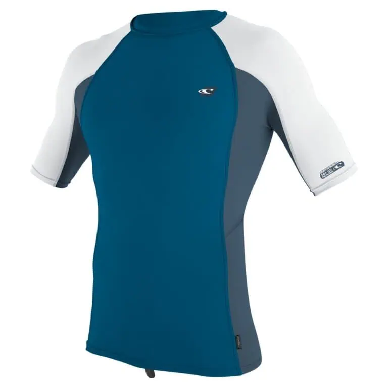 O'Neill Premium Skins Short Sleeve Rash Guard - Ultrablue/Copenblue/White