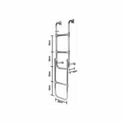 Stainless Steel Folding Boarding Ladder - Image