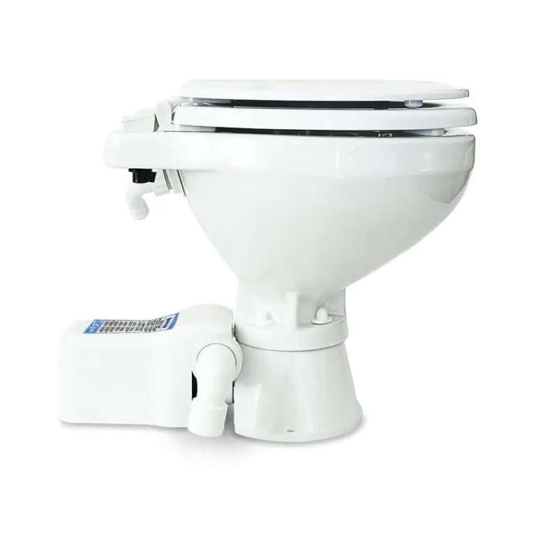 Albin Marine Toilet Silent Electric Compact 24V - Image