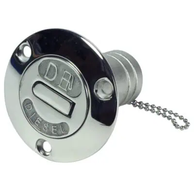 AquaMarine Diesel Deck Filler Stainless Steel - Image