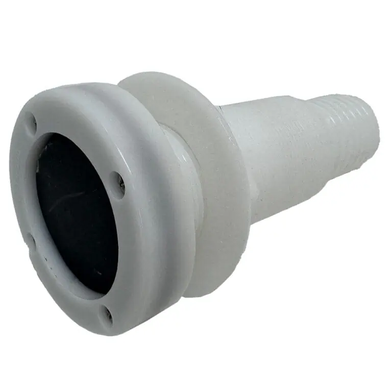 Attwood Thru-Transom Skin Fitting with Scupper Valve 1 1/2" Hose - Image