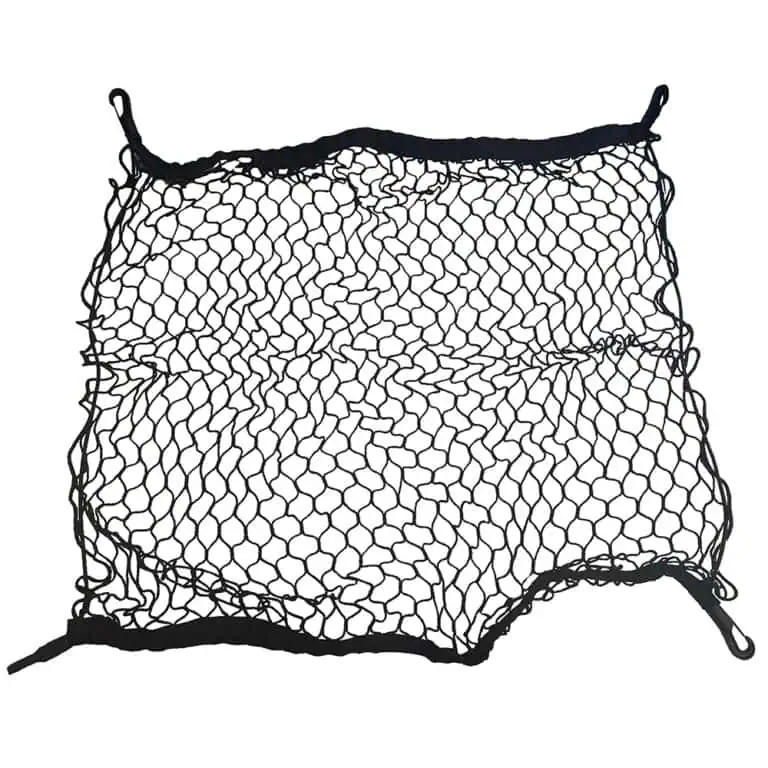 Elasticated Cargo Net 1029mm x 902mm with 4x Black Nylon Hooks - Image