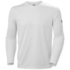 Helly Hansen Men's HH Tech Crew Long Sleeve T-Shirt 2.0 - White