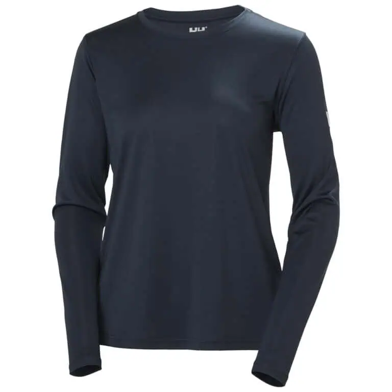 Helly Hansen Women's HH Tech Crew Long Sleeve T-Shirt 2.0 - Navy