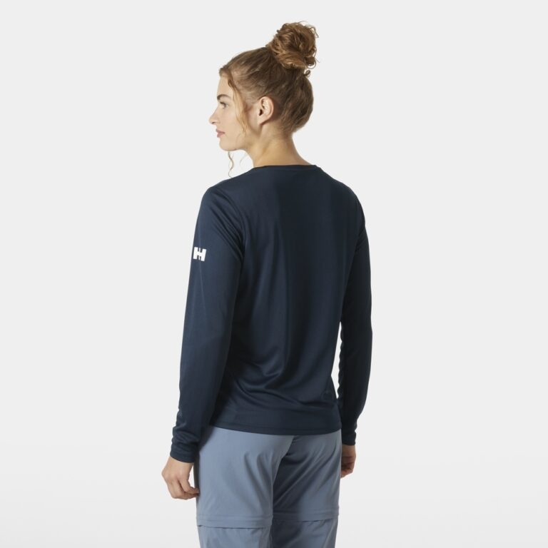 Helly Hansen Women's HH Tech Crew Long Sleeve T-Shirt 2.0 - Navy