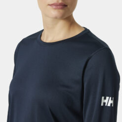 Helly Hansen Women's HH Tech Crew Long Sleeve T-Shirt 2.0 - Navy