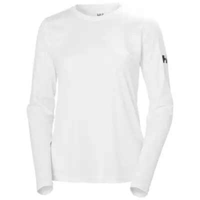Helly Hansen Women's HH Tech Crew Long Sleeve T-Shirt 2.0 - White