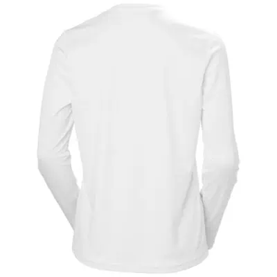 Helly Hansen Women's HH Tech Crew Long Sleeve T-Shirt 2.0 - White