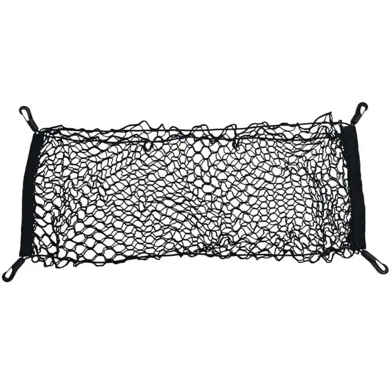 Land Rover Elasticated Envelope Style Cargo Net 950mm x 350mm 4x Black Nylon Hooks - Image