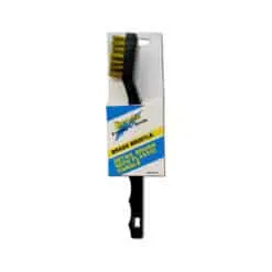 Starbrite Detail Brush with Plastic Handle - Brass Bristles - Image