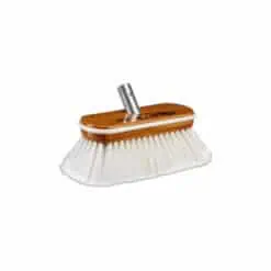 Starbrite Premium Soft Wash Brush - Synthetic Wood Block W/Bumper-Stiff White - Image