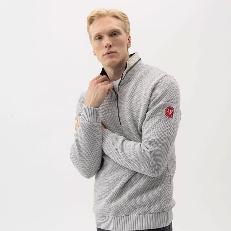 Holebrook Classic Windproof Sweater - Marble Grey