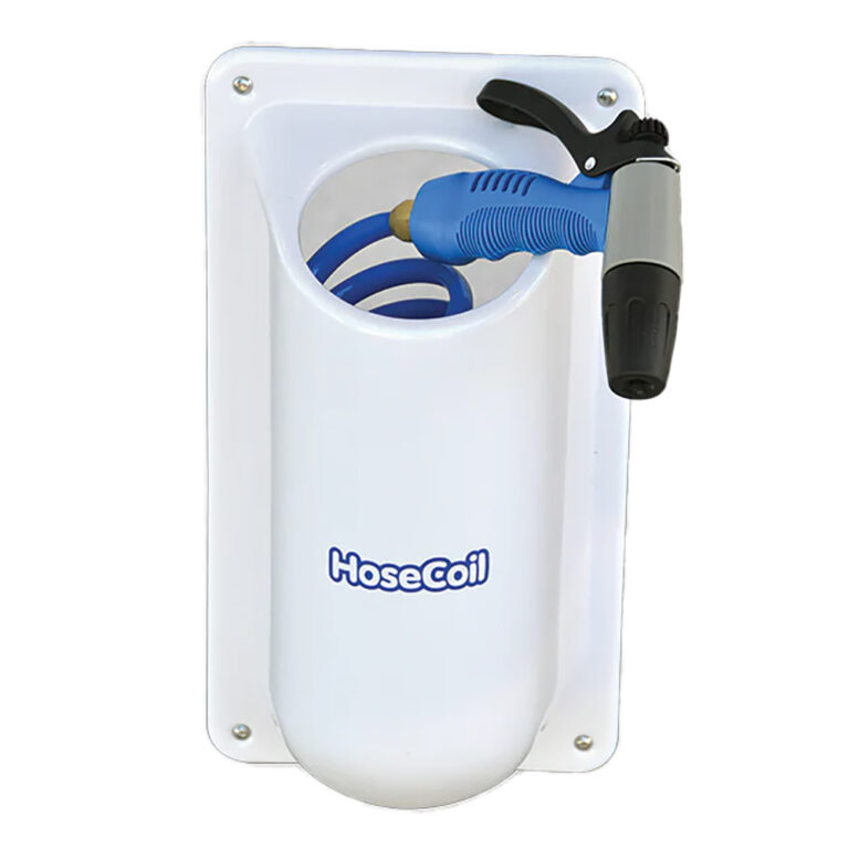 Hosecoil Side Mount Enclosure With 15 Foot Coil Hose and Nozzle - Image