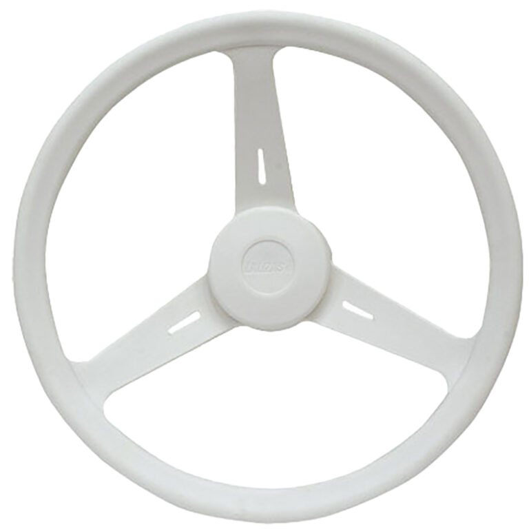 Lalizas Nuova Rade Classic Steering Wheel White 350mm - Image