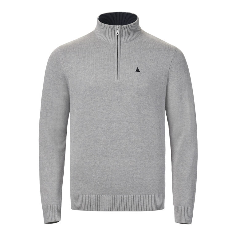 Musto Original 1/4 Zip Neck Knit - Grey