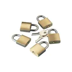 Trem Kit of 5 Padlocks 30 x 18 mm - Image