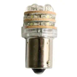 AquaMarine Bulb, 12V, T18 BA15S, 18 LEDs - Image