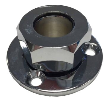 AquaMarine Cable Gland - Chrome Plate on Brass, Rubber Seal - Image