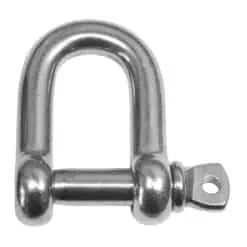 AquaMarine D Shackle - Bar Type - Stainless Steel - Image