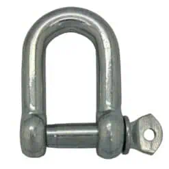 AquaMarine D Shackle - Bar Type - Galvanised - Image