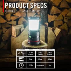 Coast EAL30R 1000 Lumen USB-C Rechargeable LED Lantern - Image