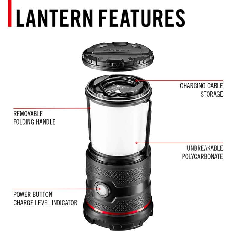 Coast EAL30R 1000 Lumen USB-C Rechargeable LED Lantern - Image
