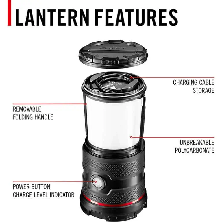 Coast EAL30R 1000 Lumen USB-C Rechargeable LED Lantern - Image