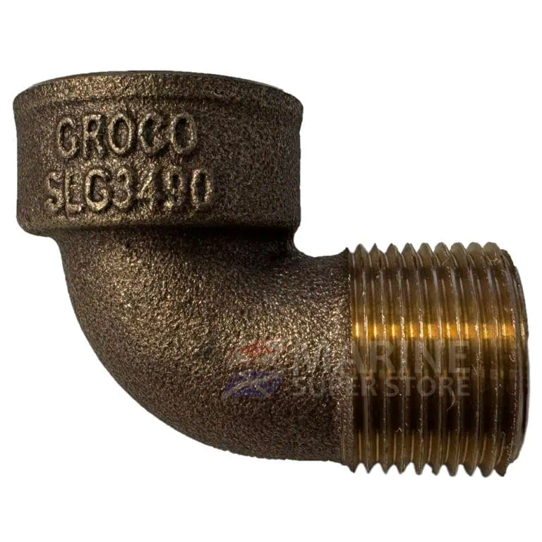 Groco Bronze Elbow Fitting BSPP Male to Female - Image